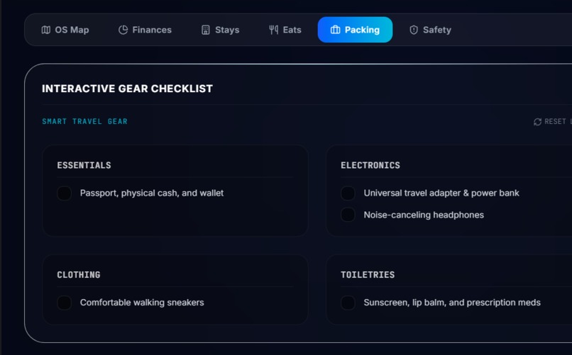 Tripcraft ai – screenshot 1