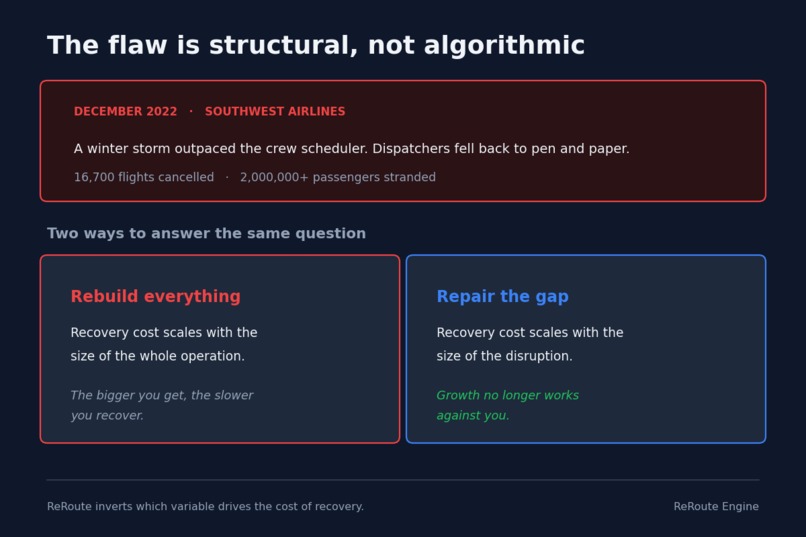ReRoute — Schedule Recovery Engine – screenshot 5