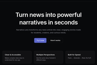 Narrative lens 