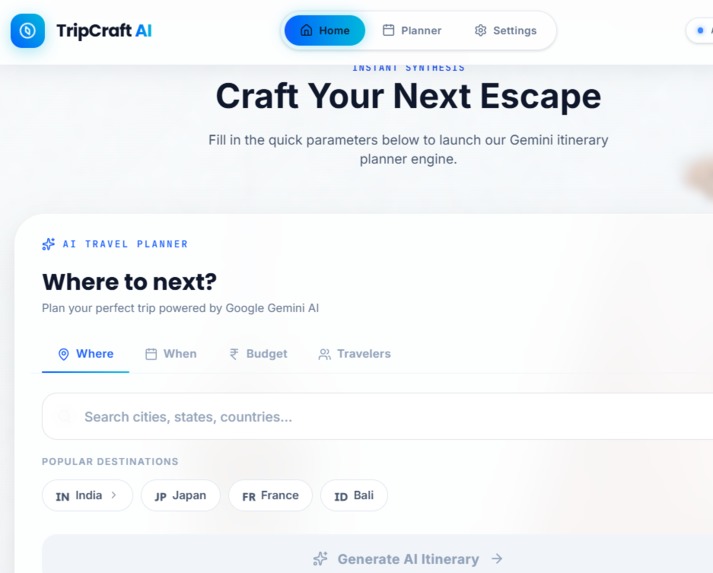 Tripcraft ai – screenshot 11