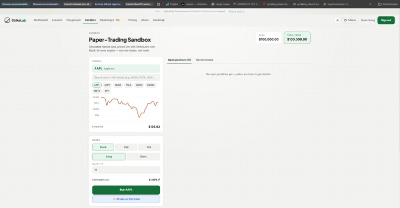 Strikelab – screenshot 1