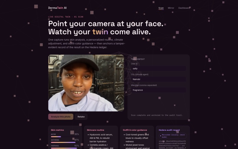 Dermatwin - AI-powered skin diagnostics and intelligence – screenshot 2