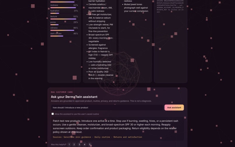 Dermatwin - AI-powered skin diagnostics and intelligence – screenshot 3