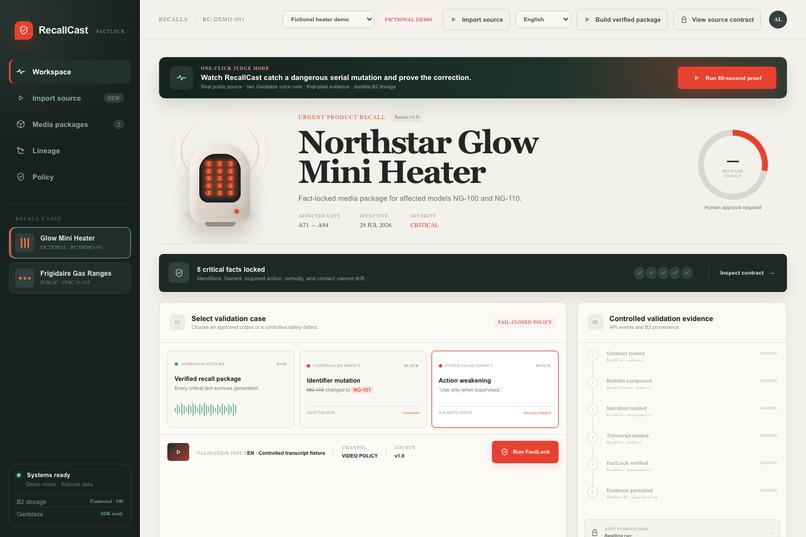 RecallCast – screenshot 2