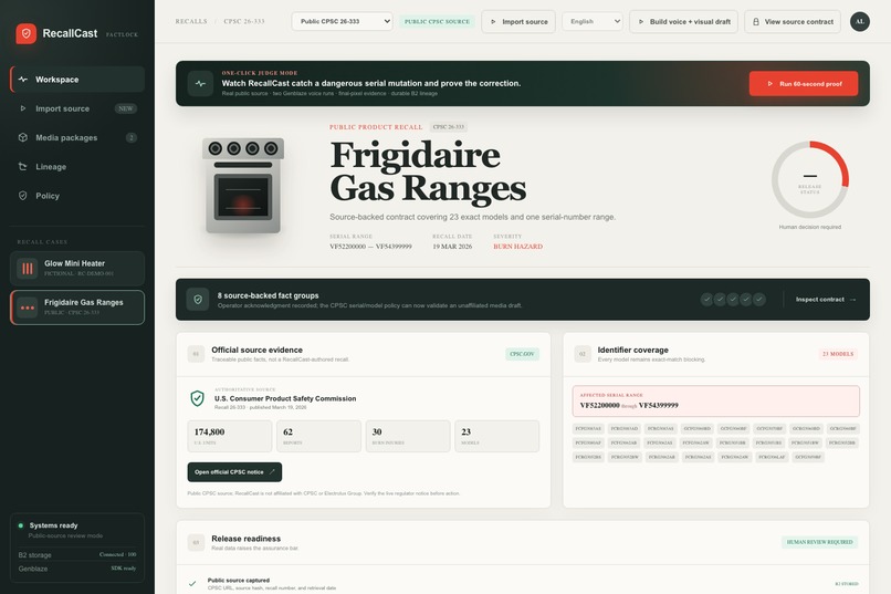 RecallCast – screenshot 3