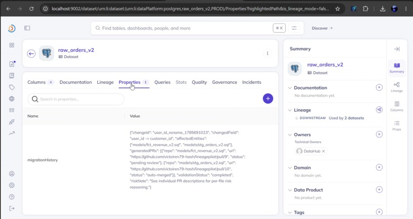 LineagePilot – screenshot 4