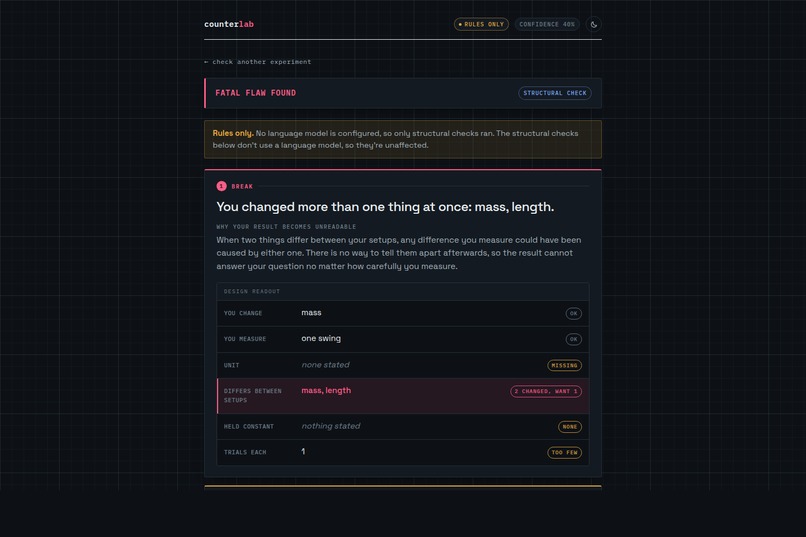 CounterLab – screenshot 1