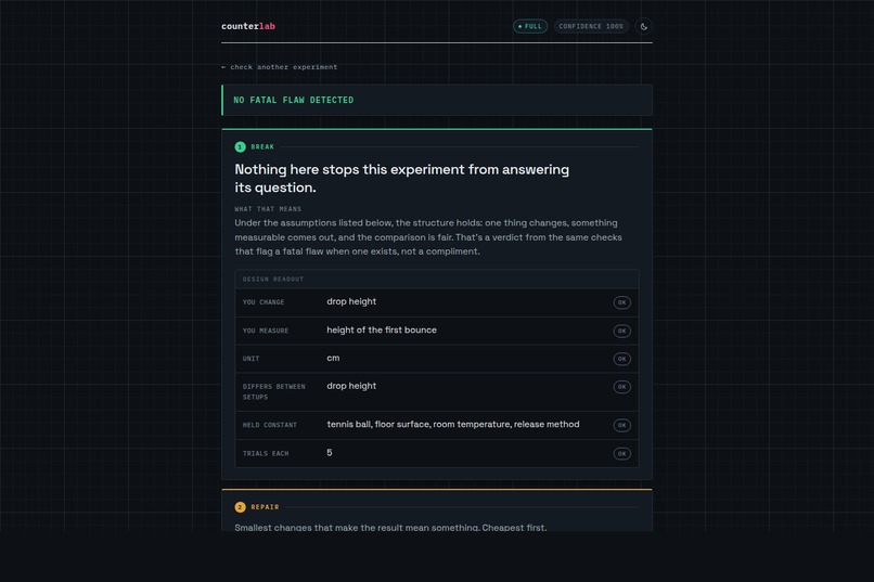CounterLab – screenshot 2