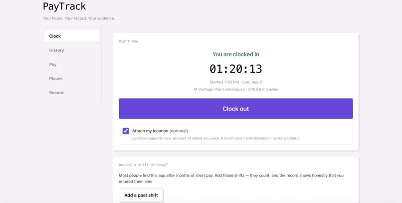 PayTrack – screenshot 1