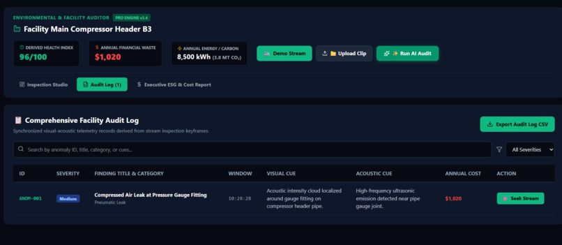 Environmental & Facility Auditor – screenshot 1
