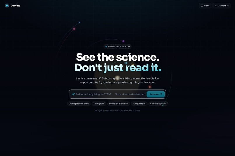Lumina — AI Interactive Science Lab – screenshot 8
