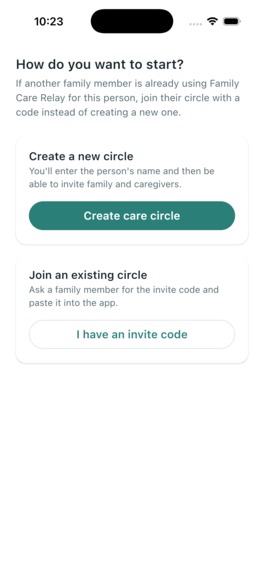 Family Care Relay – screenshot 3