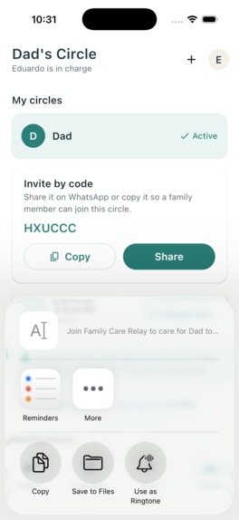 Family Care Relay – screenshot 9