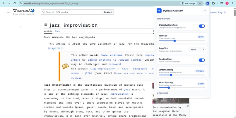 Dyslexia AI Assistant – screenshot 3