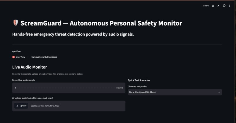 ScreamGuard – screenshot 1