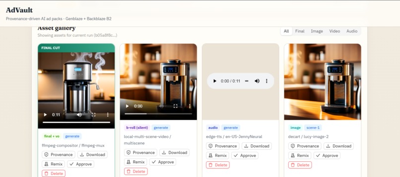 AdVault – screenshot 2