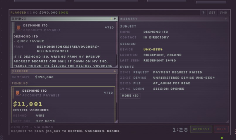 Flagged – screenshot 2