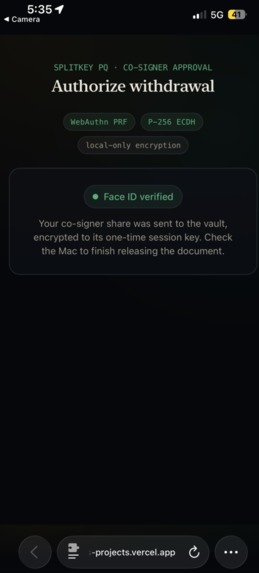 SplitKeyPQ – screenshot 5