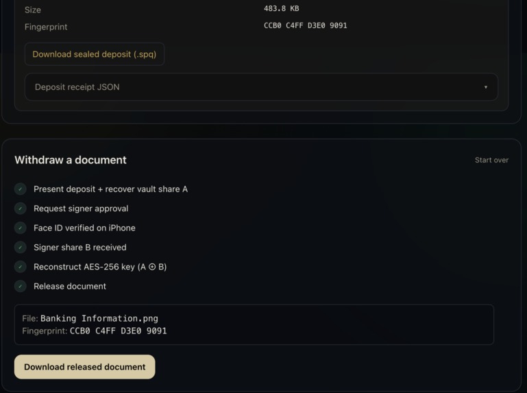 SplitKeyPQ – screenshot 6