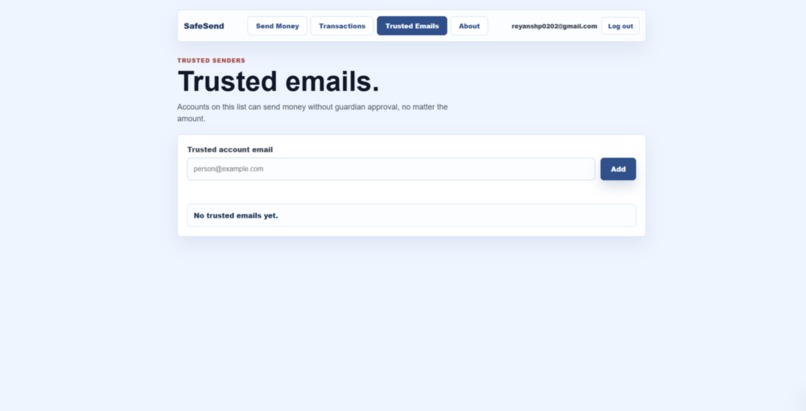 SafeSend – screenshot 3