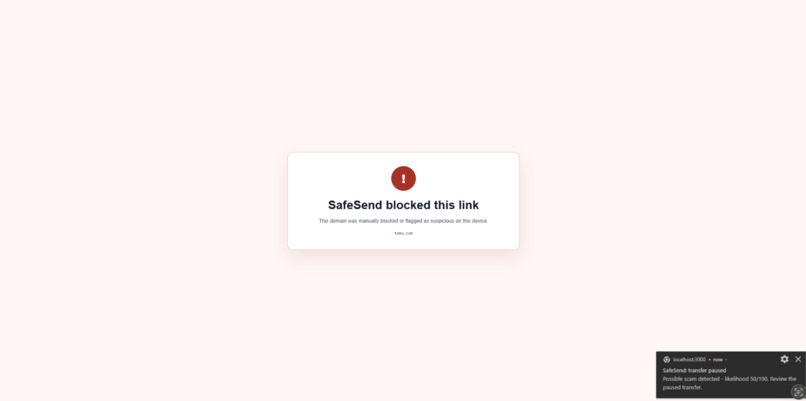 SafeSend – screenshot 9