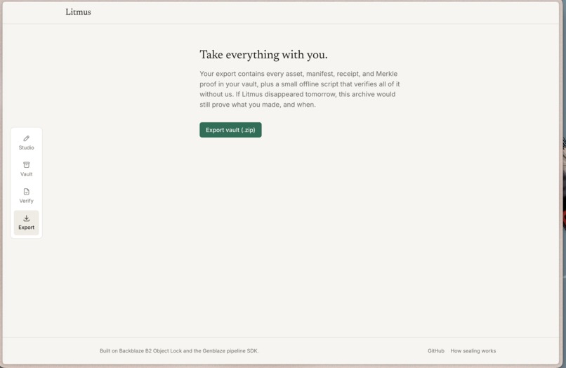 Litmus – screenshot 3