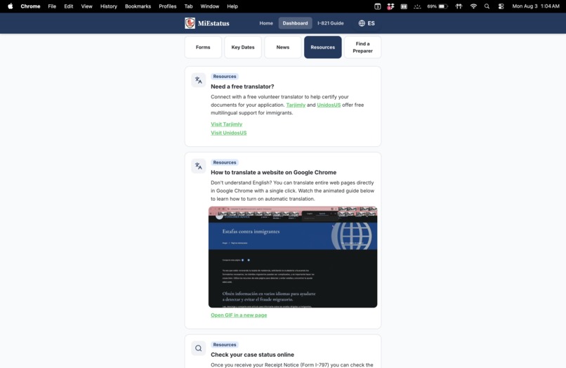 MiEstatus – screenshot 3