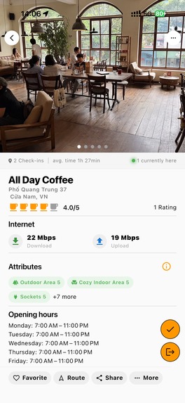 Twork - find work cafes and coworkers – screenshot 2