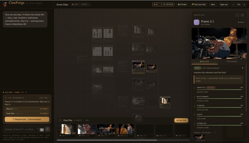 cineforge – screenshot 2