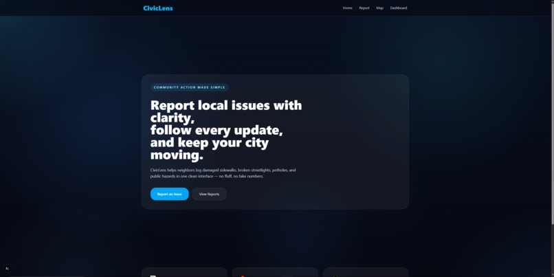CivicLens – screenshot 1