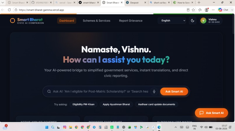 Smart Bharat – screenshot 1