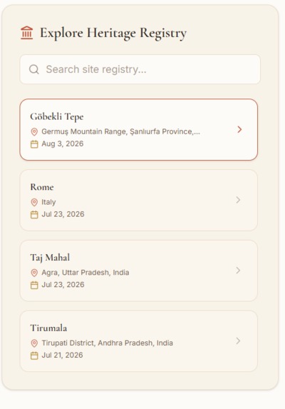 Heritage AI -Tour Guide Generator – screenshot 3