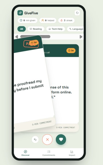 GiveFive – screenshot 3