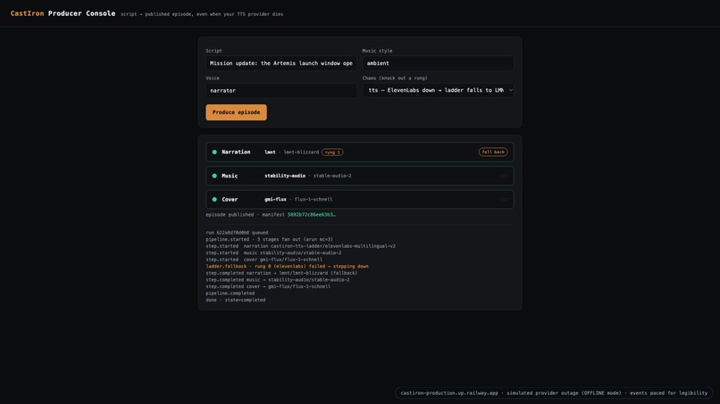 CastIron – screenshot 1