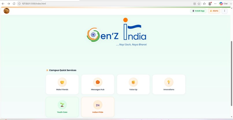 Gen'Z India – screenshot 2
