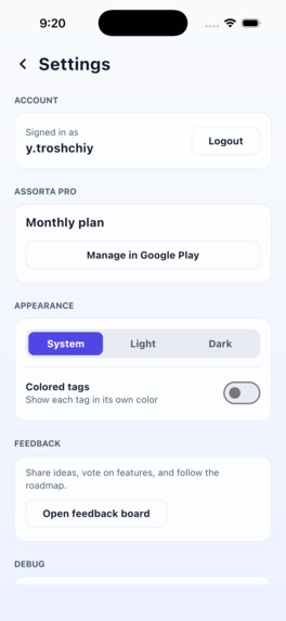 Assorta – screenshot 4