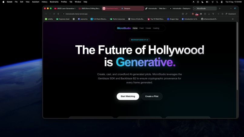 MicroStudio – AI Micro-Dramas, Crowdfunding & OTT Publishing – screenshot 2