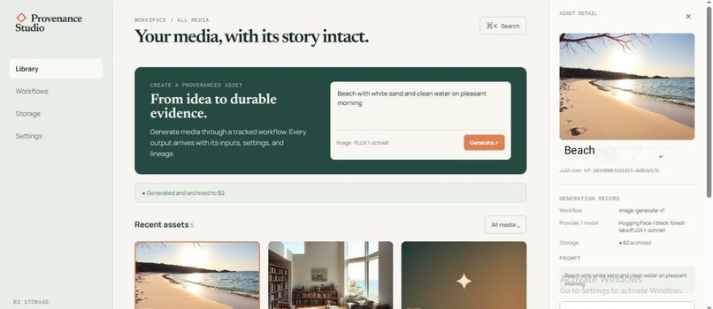 Provenance Studio – screenshot 6