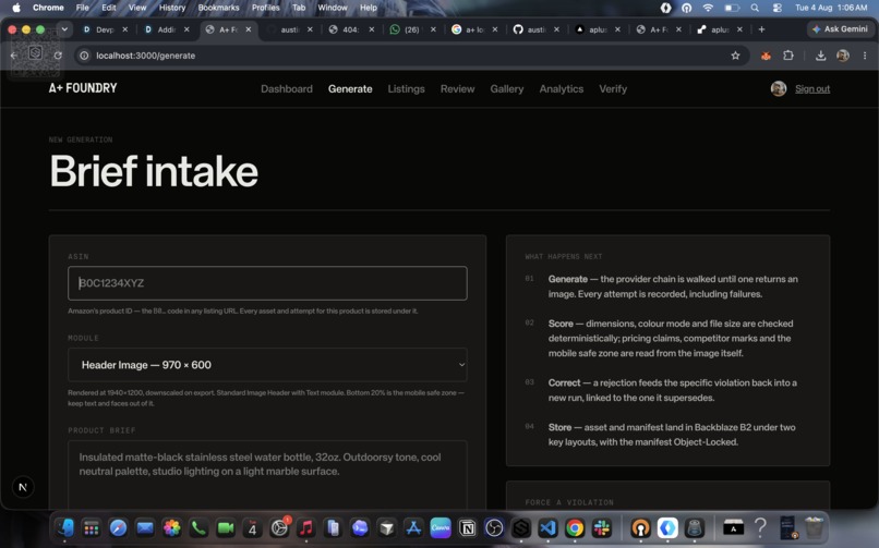 A+ Foundary – screenshot 2