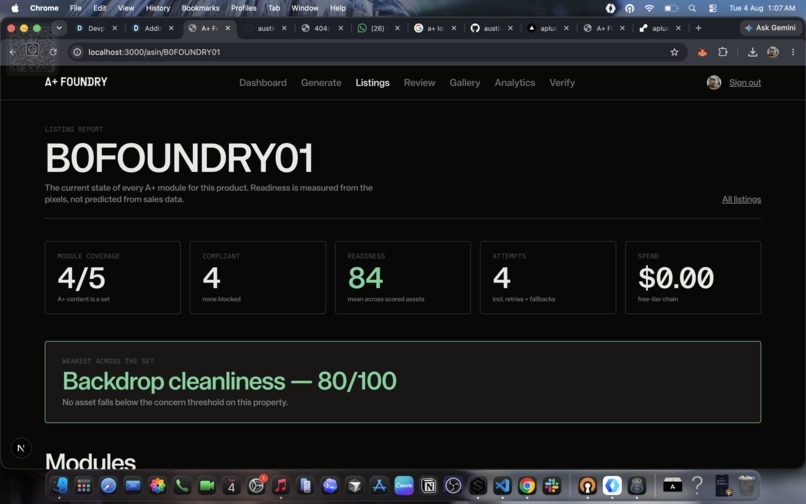 A+ Foundary – screenshot 3