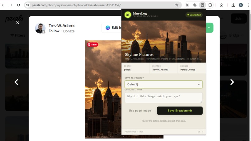 Muselog – screenshot 3