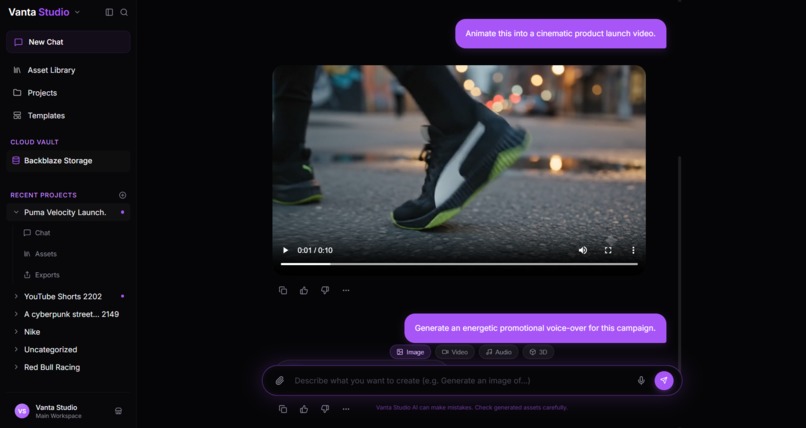 Vanta Studio – screenshot 4