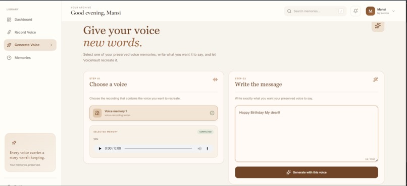 VoiceVault – screenshot 2