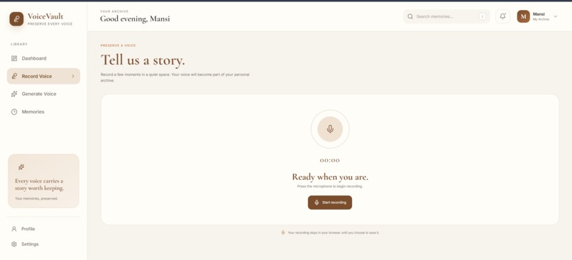 VoiceVault – screenshot 3