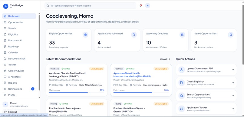 CivicBridge_AI – screenshot 2