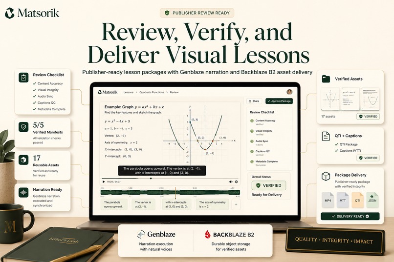 Traceable Visual Lessons for Publishers – screenshot 2