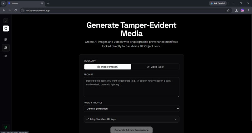 Notary – screenshot 2