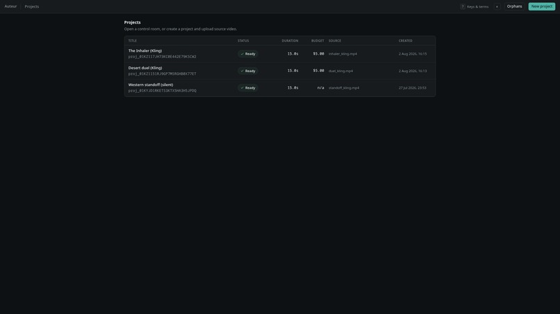 Auteur – screenshot 1