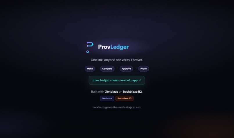 Provledger – screenshot 1