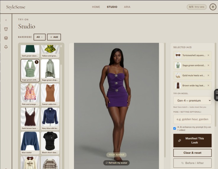 StyleSense – screenshot 1